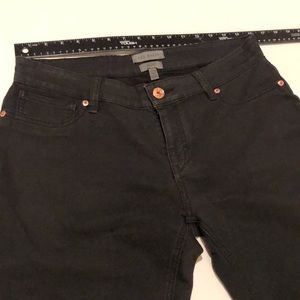 Ted Baker Paris size 32 black high waist coated jeans with stretch